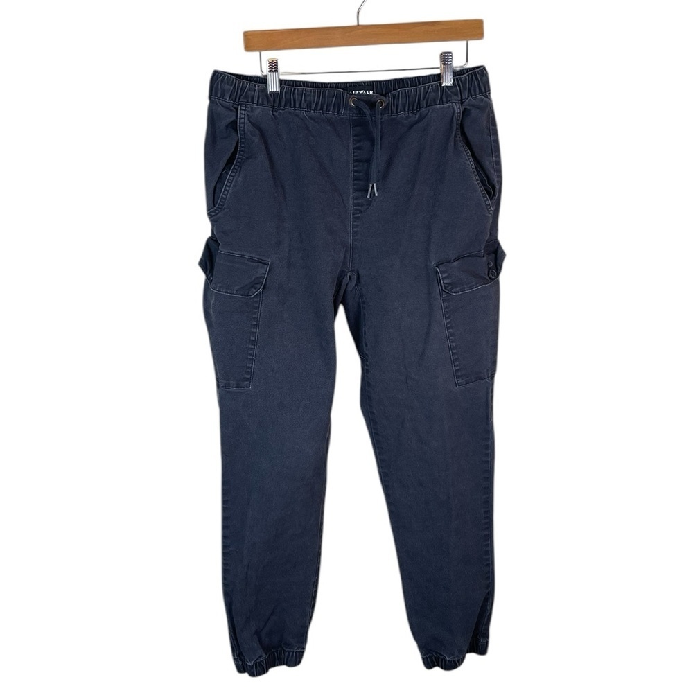 MJ14 Men’s AIRWALK Skater Brand Elastic Waistband Cargo Jogger Pants M